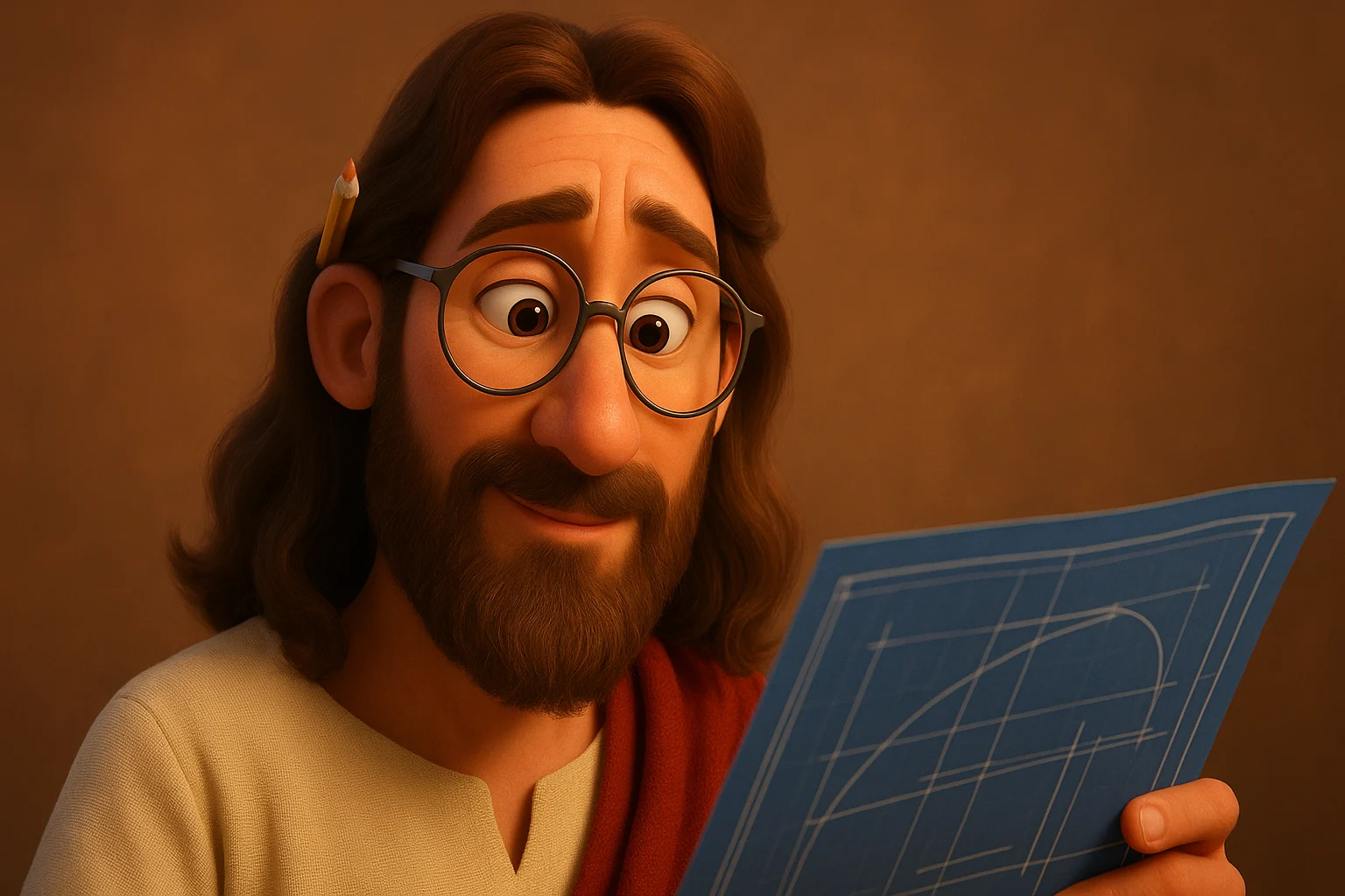Jesus Reviewing Plans